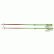 Komperdell Powder Pro Vario 105-135 cm Adjustable Ski Poles, Green/Orange 1842206-48