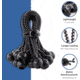Kotap Black Ball Bungee, 6in, Black, 25Pk, BB-6B