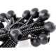 Kotap Black Ball Bungee, 6in, 25 Pack, Black, BB-6B