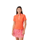 Krimson Klover Dina 1/4 Zip Polos - Womens, Coral, Extra Small, S23129-622-XS