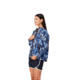 Krimson Klover Lena Jackets - Womens, Floral S. Blue, Extra Large, S23133-658-XL