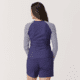 Krimson Klover Mae Swimshirt - Womens, Stripe Indigo, Small, S24126-917-S