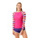 Krimson Klover Mae Swimshirts - Womens, Spectrum Stripe, Large, S23144P-653-L