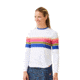 Krimson Klover Sara Long Sleeve Sunshirts - Womens, Multi Stripe, Extra Large, S23145-690-XL