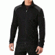 Rival Full ZIp Sweater - Mens-Jet Black-Small