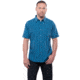 The Bohemian Short Sleeve Shirt - Mens-Shadow Blue-Small