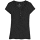 Kuhl Vega Henley Short Sleeve Shirt - Women's-Black-Small