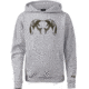 Kuiu Youth Big Ram Hoodies, Heather Grey, XL, 14186-HG-XL