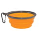 Kuma Outdoor Gear 1 L Collapsible Silicone Bowl, Grey/Orange, 200-KM-CSB-OG