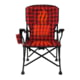 Kuma Outdoor Gear Switchback HEATED Chair w/ Power Bank &amp; Bluetooth, Red/Black, 887-KM-SBHC-RB