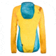 La Sportiva Briza Windbreaker Jacket - Women's, Malibu Blue/Yellow, Extra Small K63-602100-XS