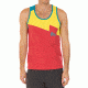 La Sportiva Dude Tank - Men's, Cardinal Red/Lemonade, Extra Large H42-307106-XL