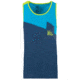 La Sportiva Dude Tank - Men's, Opal/Tropic Blue, Extra Large, H42-618614-XL