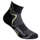 La Sportiva Mid Distance Socks, Black/Apple Green, Small, 29T-999705-S