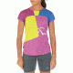 La Sportiva Push T-Shirt - Women's, Purple/Apple Green, Medium I86-500705-M