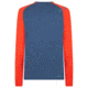 La Sportiva Stripe Evo Long Sleeve - Mens, Opal/Poppy, Extra Large, N38-618311-XL