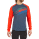 La Sportiva Stripe Evo Long Sleeve - Mens, Opal/Poppy, Extra Large, N38-618311-XL