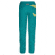La Sportiva Temple Pant - Womens, Lagoon/Green Banana, Small, O61-638728-S