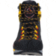 La Sportiva Trango Tech Leather GTX Mountaineering Shoes - Mens, Black Yellow, 45 EU, 21S-999100-45