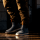 LaCrosse Footwear Alpha Deck Boots 6in - Men's, 11.5 US, Wide Width, Gray/Orange, 11.5, 621200-11.5W