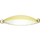 Lake Clear Wabbler Attractor Spoon, #3 1/2 &amp; 1/2 3in No Hook, 1/4oz, Silver/Gold Nu-Wrinkle, LCW3HSGN-HHSGN