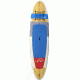 Latitude 44 Pacific Paddle Board CAD Designed Shape, T-TEC Construction, 11in, Blue, Red, Wood, L44PAC11