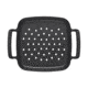 Le Creuset Alpine Outdoor Collection - Square Grill Basket, Matte Black, 12in, 20271030000001