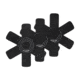 Le Creuset Felt Cookware Protectors - Set of 3, Black, 15.75in, ST00150000140001