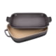 Le Creuset Rectangular Dish w/ Platter Lid, Oyster, 14 3/4x9x2 1/2in, ST00527000444002