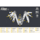 Leatherman FREE P2 Multi-Tools, 19 Tools, Stainless Steel, 037447006586