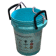 Lee Fisher International Handy Bucket Blue w/Rope Handles, BUCKET/HANDLE/BLU