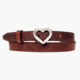 Lejon Corazon Leather Belt - Womens, Brown, Small, VB-26124-S