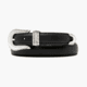 Lejon Magnolia Leather Belt - Womens, Black, Extra Large, VB-10001-XL
