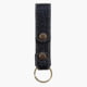 Lejon Snap Leather Keychain, Black, VB-611