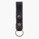 Lejon Snap Leather Keychain, Dark Chocolate, VB-614