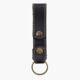 Lejon Snap Leather Keychain, Dark Chocolate, VB-614