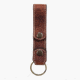 Lejon Snap Leather Keychain, Saddle, VB-615