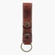 Lejon Snap Leather Keychain, Saddle, VB-615