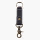 Lejon Swivel Leather Keychain, Dark Chocolate, VB-604