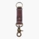 Lejon Swivel Leather Keychain, Saddle, VB-605