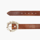 Lejon Vaquera Leather Belt - Womens, Peanut, Large, VB-65774-LRG