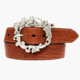 Lejon Vaquera Leather Belt - Womens, Peanut, Large, VB-65774-LRG