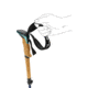 Leki Bernina FX Carbon Trekking Poles, Midnight Blue/Darkblue Mint, 100 - 120 cm, 65324681