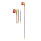 Leki Ultratrail FX.One Superlite Past Seasons Trekking Poles, Neon Pink/Pastel Orange/Neon Yellow, 105cm, 65625842105