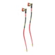 Leki WCR Super G/Dh 3D Cross Country Poles, Bright Red/Black/Neon Yellow, 130cm, 65267731-130