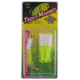 Leland Trout Magnet 9 Pc. Pack, 1/64 oz, 7 Bodies and 2-1/64 oz Size 8 Jigheads, White/Chartreuse, 87679WC