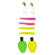 Leland Trout Magnet Combo Pack, 2 Hooks, 4 Grubs, 2 Floats, 1/64oz, 33001