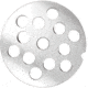 LEM Products #20/22 Grinder Plate - 1/2in Hole Size, Salvinox SS, 478SS-SAL