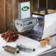 LEM Products Big Bite Electric 2 in 1 Jerky Slicer/Tenderizer, Stainless Steel, 602TJ