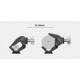 Leofoto BC-02 Binoculars Adapter, ARCA Style Dovetail Standard, 28-60mm dia., Black, BC-02